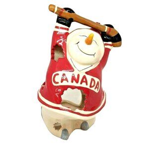 Blue Sky Ceramic Clayworks Tea Light Candle Heather Goldminc 2012 Canada Hockey